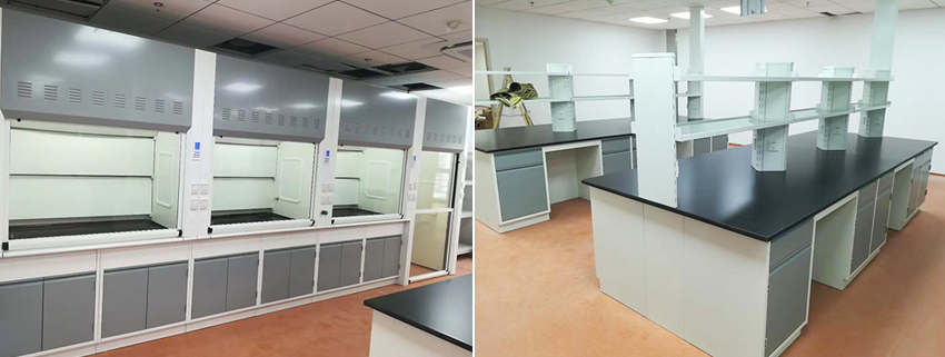 湖北宜化集團(tuán)山西交城研發(fā)中心新建實(shí)驗(yàn)室通風(fēng)柜實(shí)驗(yàn)臺應(yīng)用